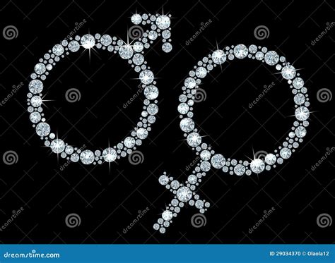 Venus and mars symbols stock vector. Illustration of design - 29034370