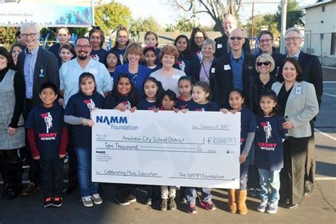 The NAMM Foundation Gifts Anaheim Elementary School District with Music ...