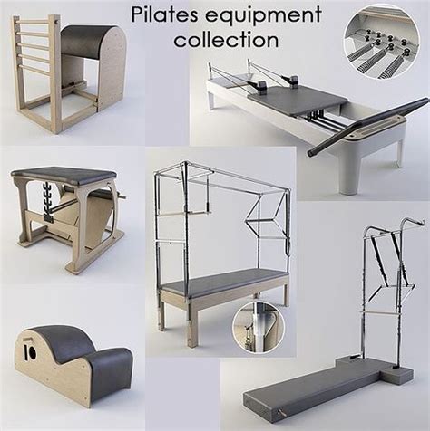 3D model Pilates equipment collection | CGTrader