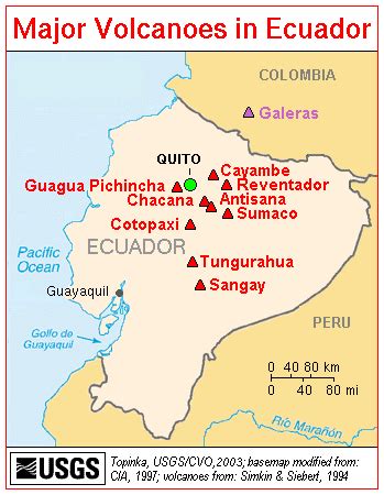 El Planeta Azul: Volcanes de América del Sur.Mapas