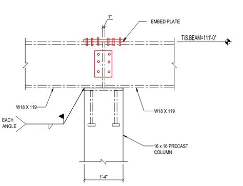 Moment Connection Beam Over Column - The Best Picture Of Beam