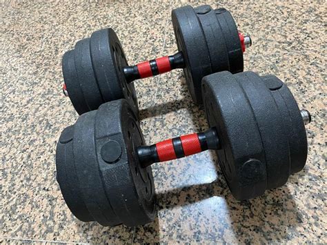 10kg (each)dumbbell, Sports Equipment, Exercise & Fitness, Weights ...