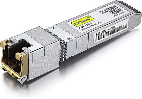 10Gtek for Cisco SFP-10G-T-S Compatible 10GBase-T SFP+ 10 Gigabit RJ45 Copper Transceiver 30 ...