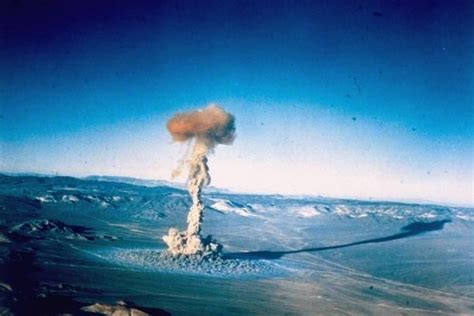 Atomic Bomb Nevada test site | Atomic bomb explosion, Nuclear history, Atomic bomb