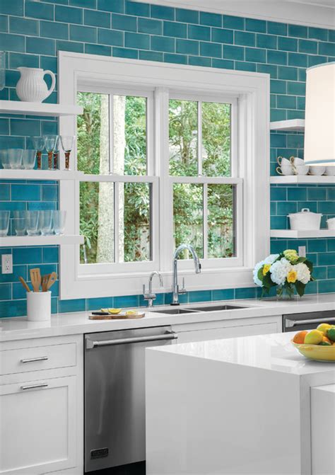 turquoise kitchen cabinets | Free Template