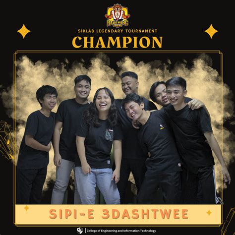 Congratulations to Sipi-e 3dashtwee for winning the championship title in the Siklab: CEIT ...