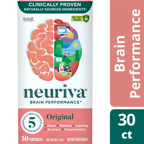 Neuriva Original Brain Support Supplement, 30 capsules - Dietary Supplements