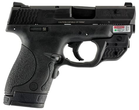 Smith & Wesson 10141 M&P Sheild w/Crimson Trace Green Laserguard Double ...