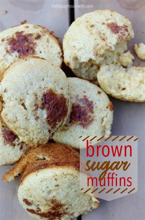 Brown Sugar Cinnamon Muffins - The Happy Housewife™ :: Cooking