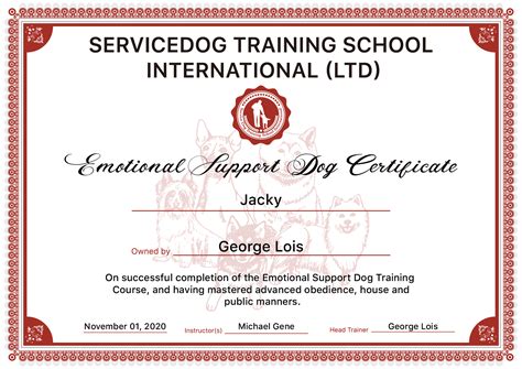 Service Dog Training School International - online school