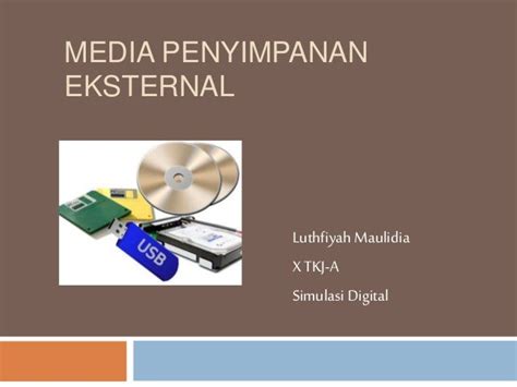 Media penyimpanan eksternal