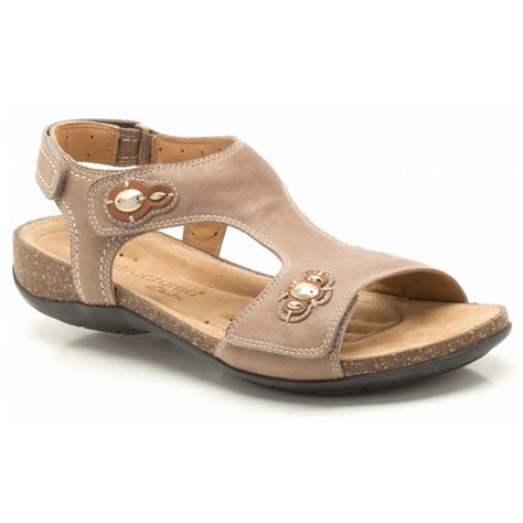 Clarks Ladies 'Un Courier' Light Grey Leather Sandal