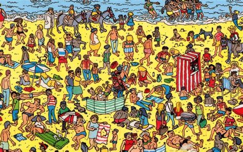 Where is Waldo - Where's Waldo - the beach - book - game | Wheres wally ...