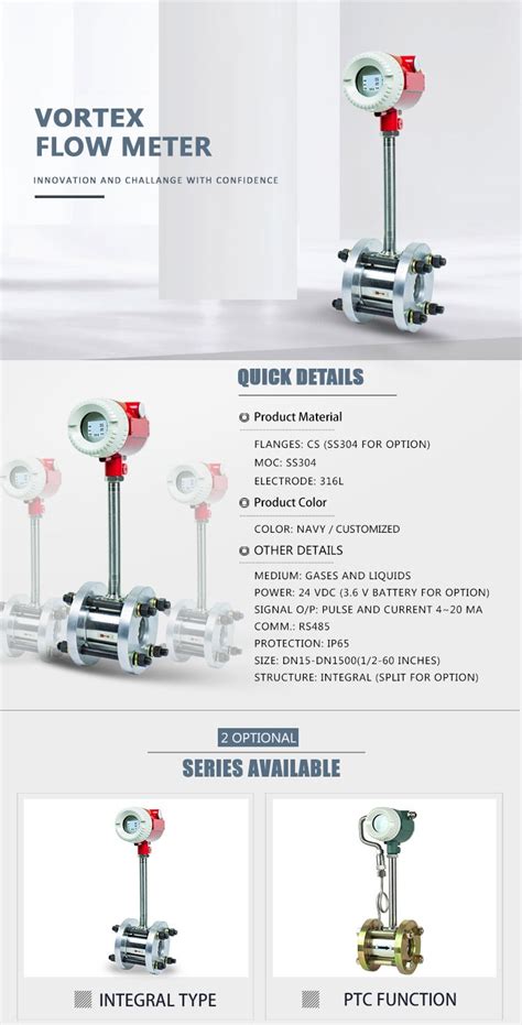 Vortex Flow Meter - Flow Measurement Device