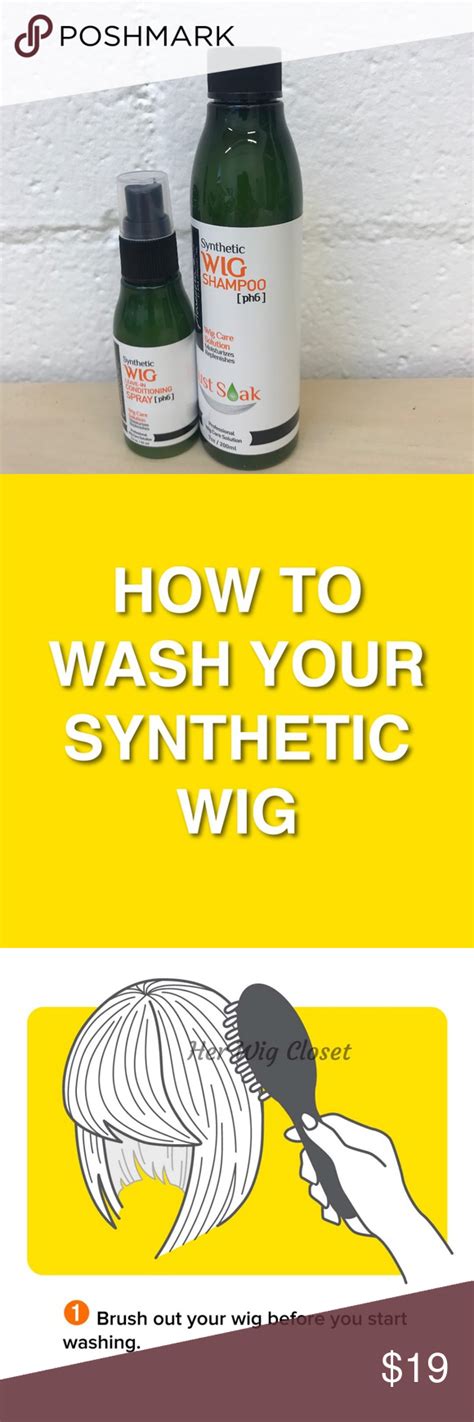 Professional Synthetic Wig Shampoo & Conditioner ★Price Firm ★Wash the ...