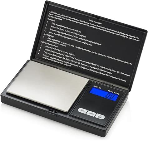 Amazon.com: Smart Weigh Digital Pocket Gram Scale, 1000 x 0.1 Grams, Small Digital Scales Grams ...