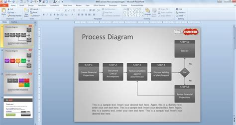 Free Process Flow Diagram Template for PowerPoint