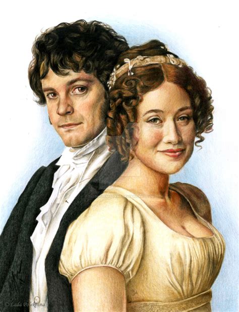 Mr. Darcy and miss Elizabeth Bennet by slightlymadart on DeviantArt