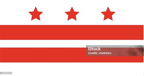 Dc Flag Stock Illustration - Download Image Now - Washington DC, US ...