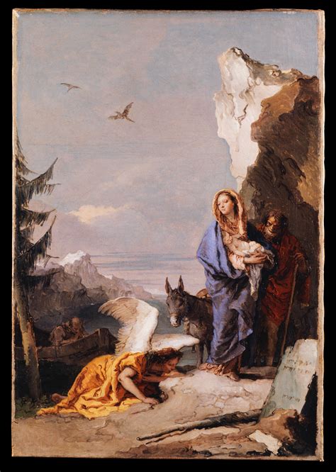 Giovanni Battista Tiepolo | The Flight into Egypt | The Metropolitan Museum of Art