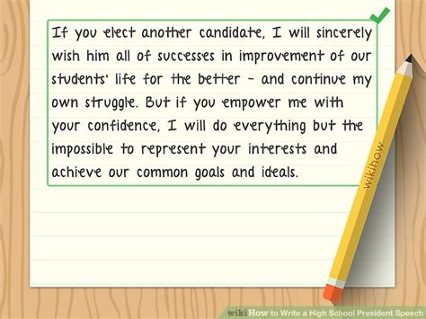 How to Write a High School President Speech (with Sample Speeches)