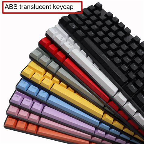 Visland Universal Keycaps for Mechanical Keyboard Gaming Keyboard Caps, Multicolor, 104 Count ...