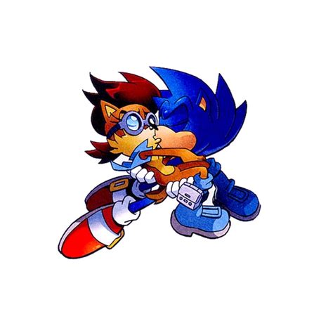 Sonic the Hedgehog & Sally Acorn archie Kiss Vinyl Sticker - Etsy