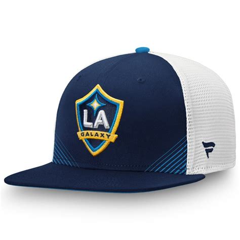 Men's LA Galaxy Fanatics Branded Navy/White Iconic Adjustable Snapback Hat | Snapback hats, La ...