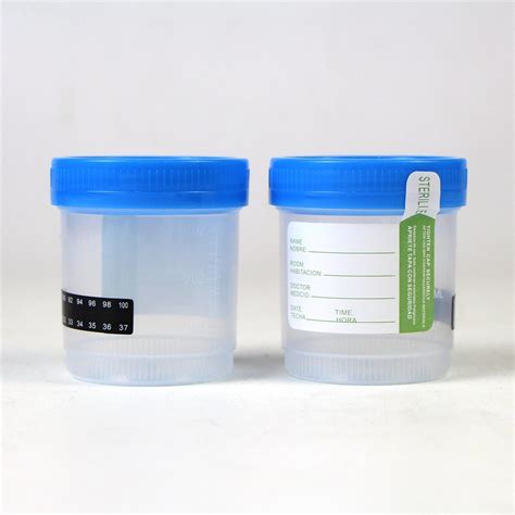 Sterile Specimen Urine Cup Collection Container Sample 90 Ml Urine Cup - China Urine Cup and ...