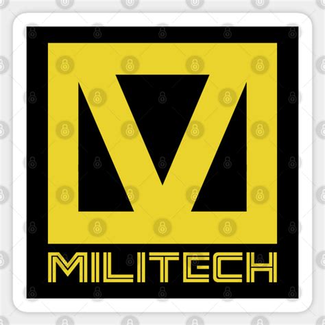 Cyberpunk Militech Logo - Cyberpunk - Sticker | TeePublic