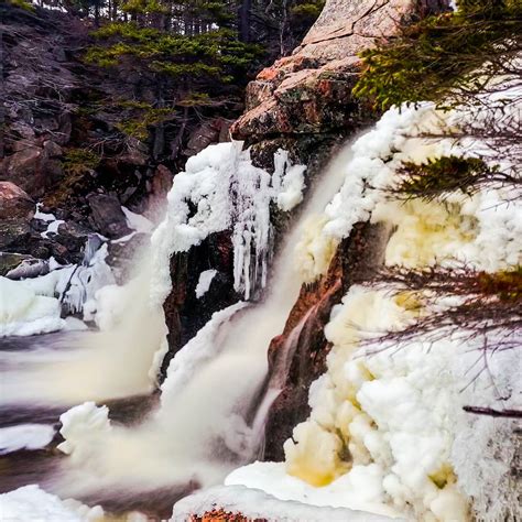 10 Cape Breton Waterfalls to visit this Winter | CB Island