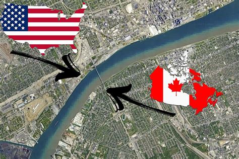 The Detroit River Looks Clean in the US, Filthy in Canada - Why?