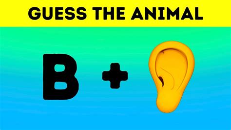 TRY TO GUESS THE ANIMAL BY EMOJI! Funs Emoji Quiz - YouTube