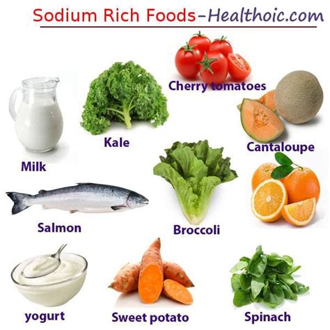 Sodium Rich Foods | High sodium foods, Vitamin a foods, Organic cooking