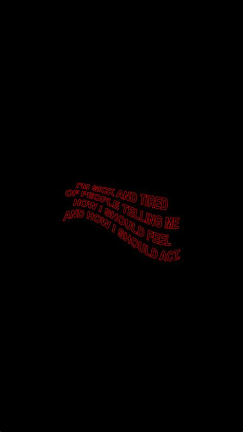 Download Wistful Red Baddie Quote Wallpaper | Wallpapers.com