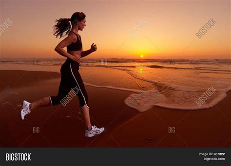 Running Sunset Image & Photo (Free Trial) | Bigstock