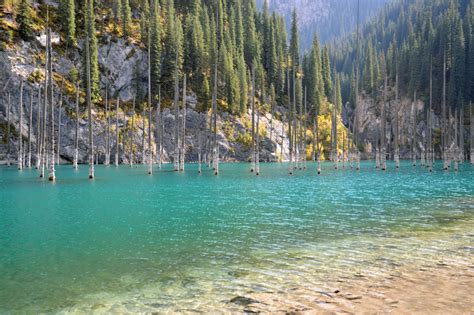 Lake Kaindy, Kazakhstan - One Of The Most Unique Lakes In The World — Adventurous Travels ...