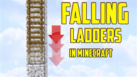 Falling Ladders in Minecraft 1.10 [Download and Tutorial] - YouTube