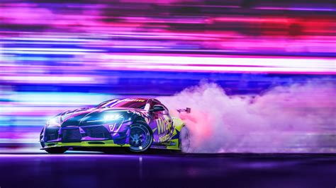 #965461 drift, Toyota, Toyota Supra MK5, car, digital art, colorful ...