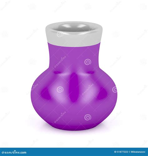 Purple vase stock illustration. Illustration of ceramic - 51877222