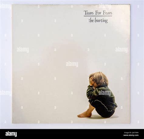 LP cover of The Hurting, the debut studio album by Tears For Fears, which was released in 1983 ...