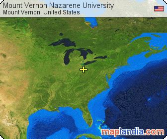 Mount Vernon Nazarene University | Mount Vernon Google Satellite Map