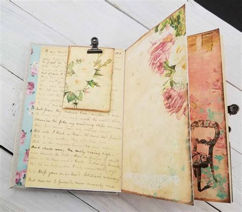 5 Junk Journal Page Ideas - Compass and Ink