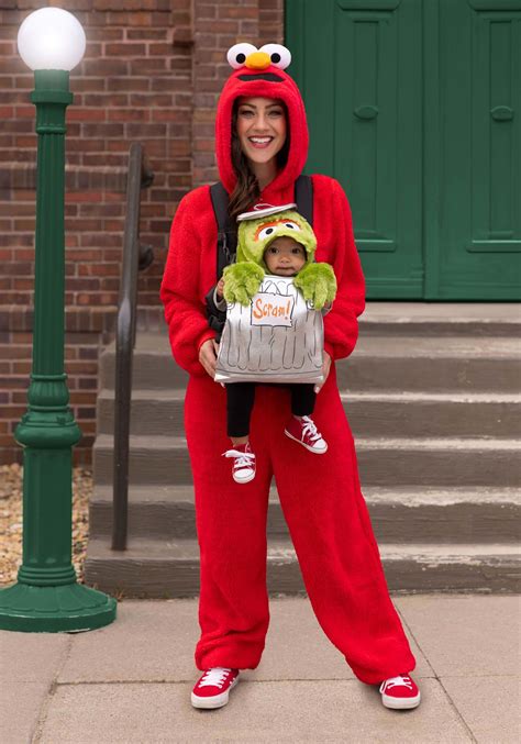 Adult Sesame Street Elmo Onesie Costume | Adult Onesies - $49.99