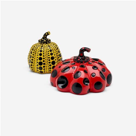 Pumpkins, set of two by Yayoi Kusama on artnet