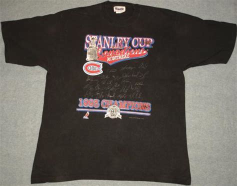 VTG 1993 Montreal Canadiens Stanley Cup Champions T-Shirt | Defunkd