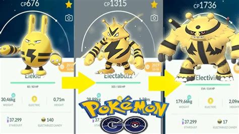 Pokemon Electabuzz Evolution Chart