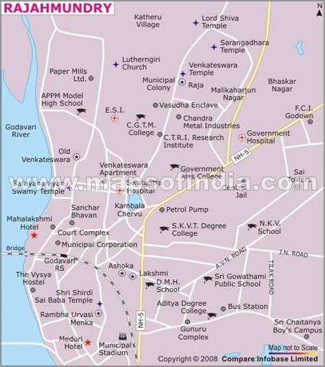 Rajahmundry City Map