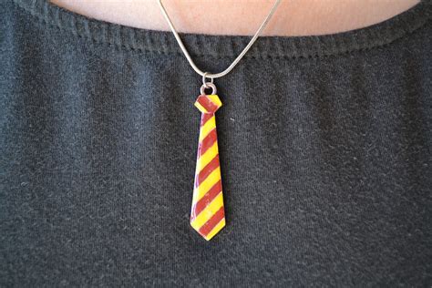 A Britt Without Boys: Gryffindor Tie Necklace Charm