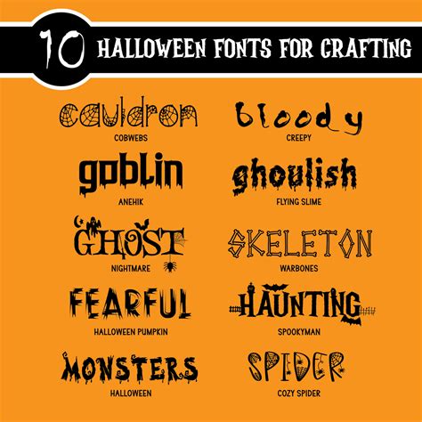 10 Halloween Fonts – Kitaleigh LLC